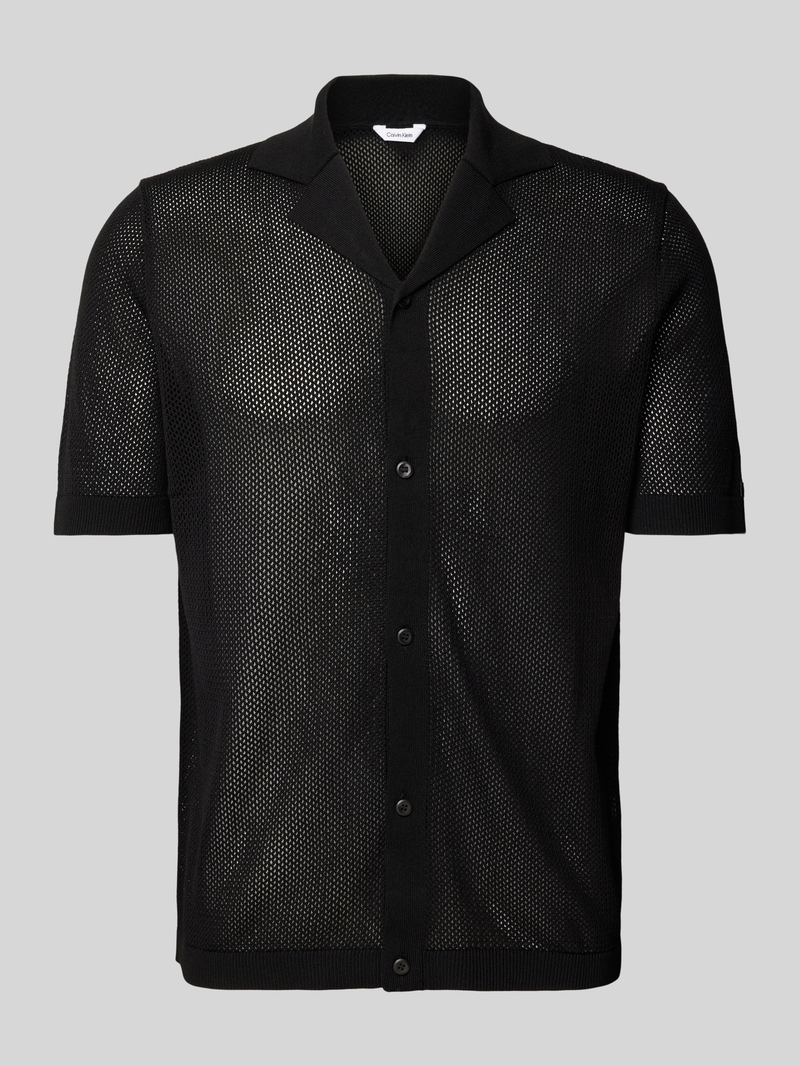 Koszula casualowa o kroju regular fit z półprzezroczystego materiału