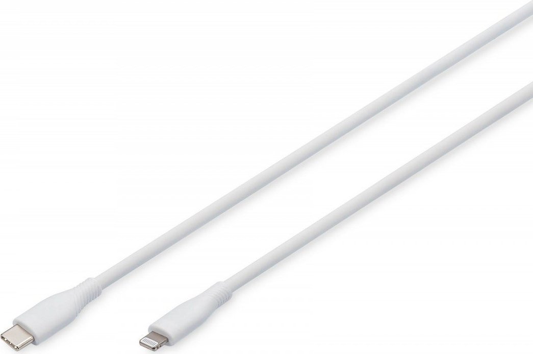 DIGITUS Kabel przyłączeniowy USB 2.0 typ C -Lightning silikonowy 2m w