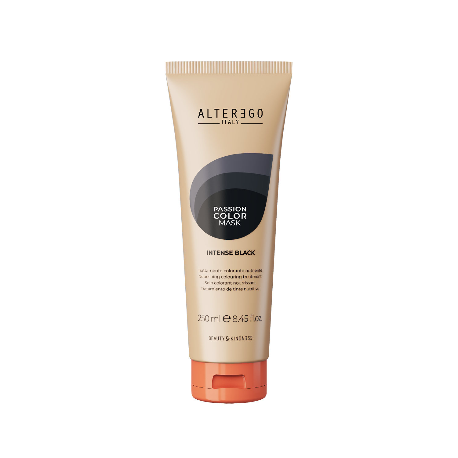 Alter Ego Passion Color Mask, maska koloryzująca z olejkiem, intense black, 250ml
