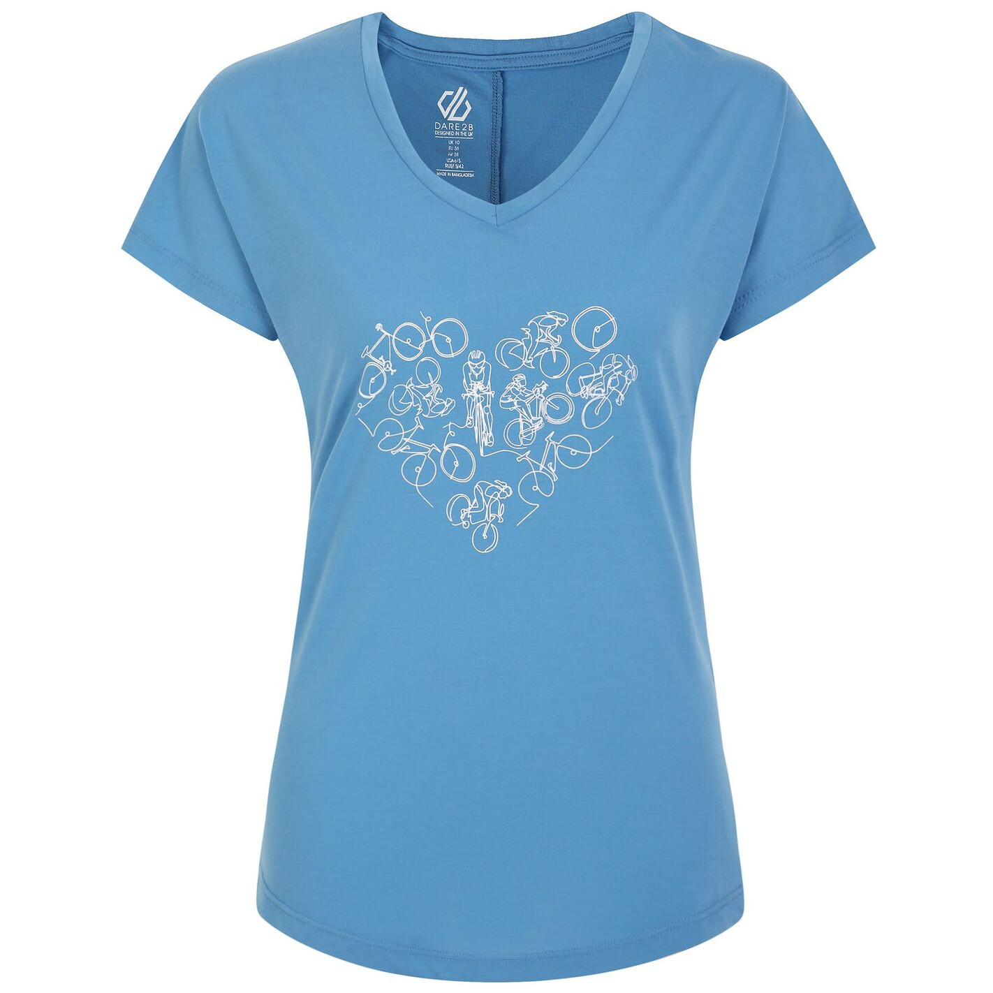 Koszulka damska Dare 2b Calm Tee Rozmiar: XS / Kolor: jasnoniebieski