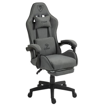 Fotel COBRA Player 5.0 CRF51 Szary + podnóżek