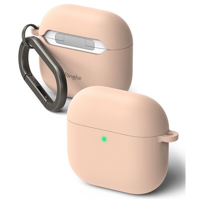 Etui na słuchawki RINGKE Silicone do Apple Airpods 4 Różowy