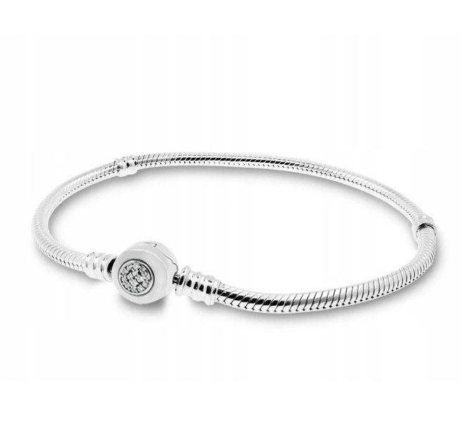 Bransoletka srebrna 21 cm do Pandora charms B180