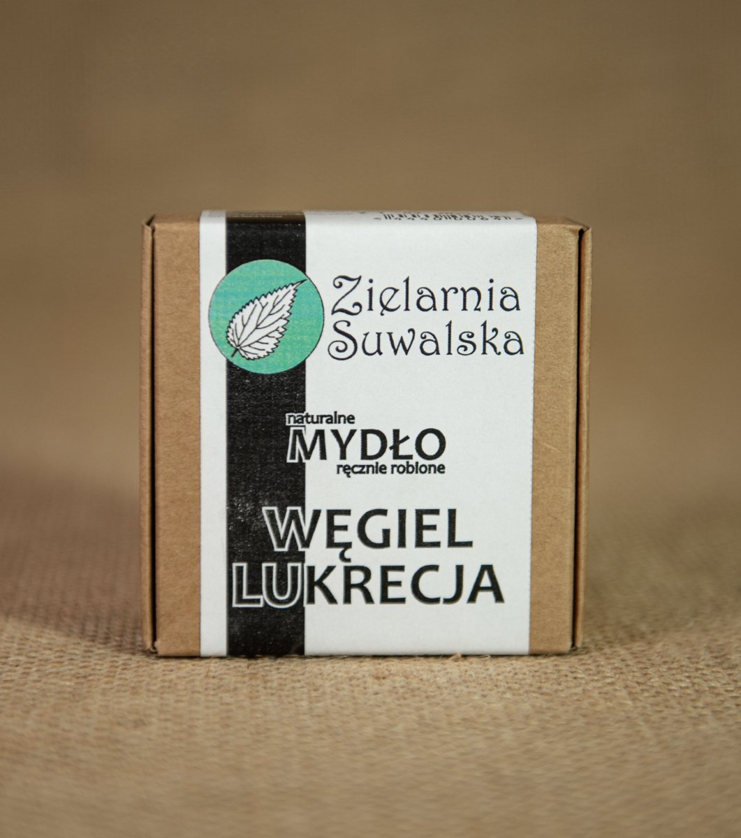 Zielarnia Suwalska - Mydło Węgiel - Lukrecja 120g