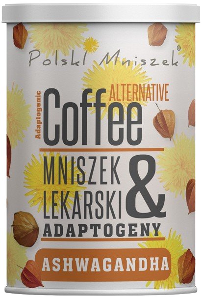 Kawa z mniszka lekarskiego z adaptogenami - ashwagandha 150g, Polski Mniszek