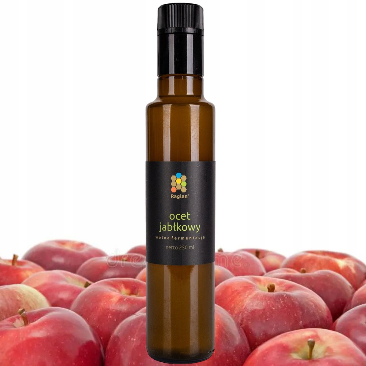 Ocet Jabłkowy 250 ml Naturalny Niefiltrowany Polski Producent RAGLAN