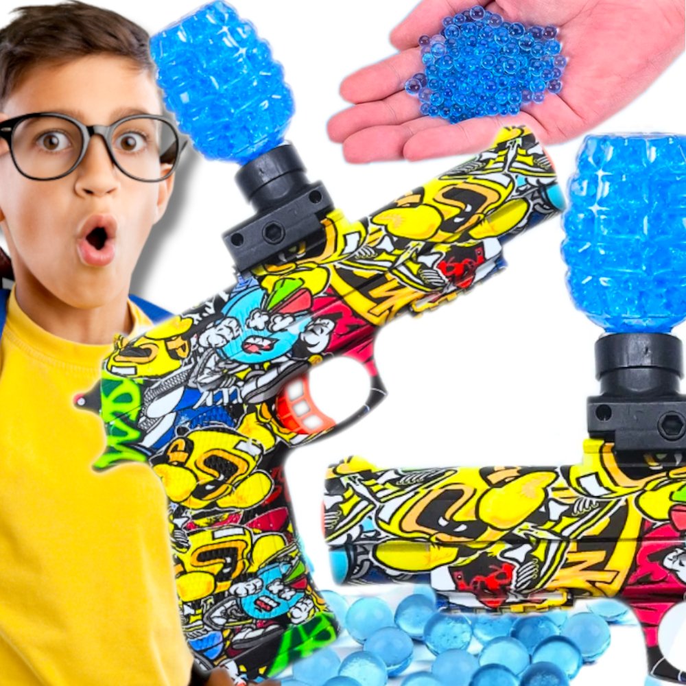 Pistolet Automat Elektryczny Na Kulki Żelowe Wodne Orbeez Karabin + 3000 Kul