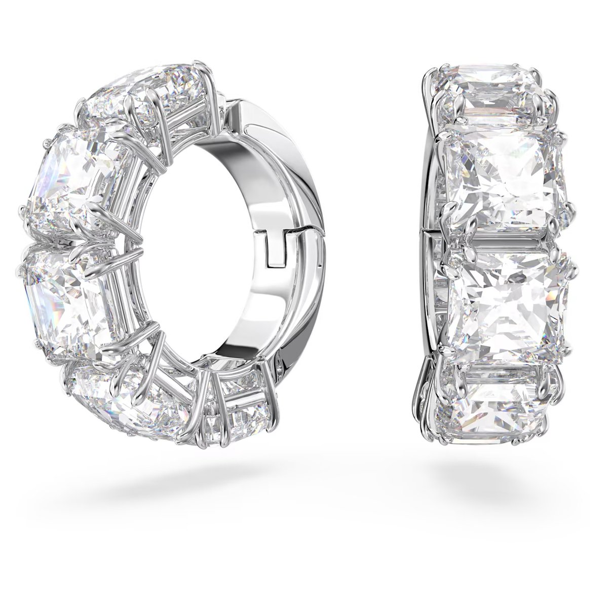 Klipsy Swarovski - Millenia Square, White 5654557