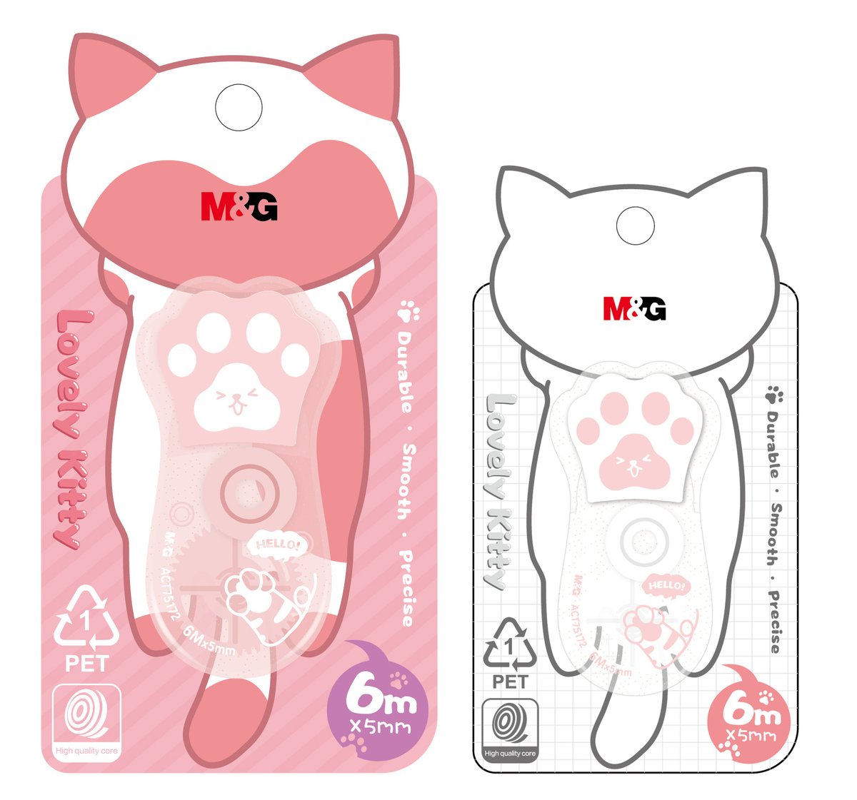 Korektor w taśmie kocia łapka Lovely Kitty 6mx5mm M&G