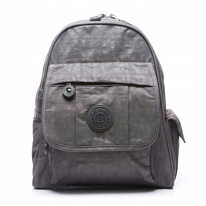 Mały Lekki Plecak Damski na Urlop do Senatorium Szary 10L Bag Street