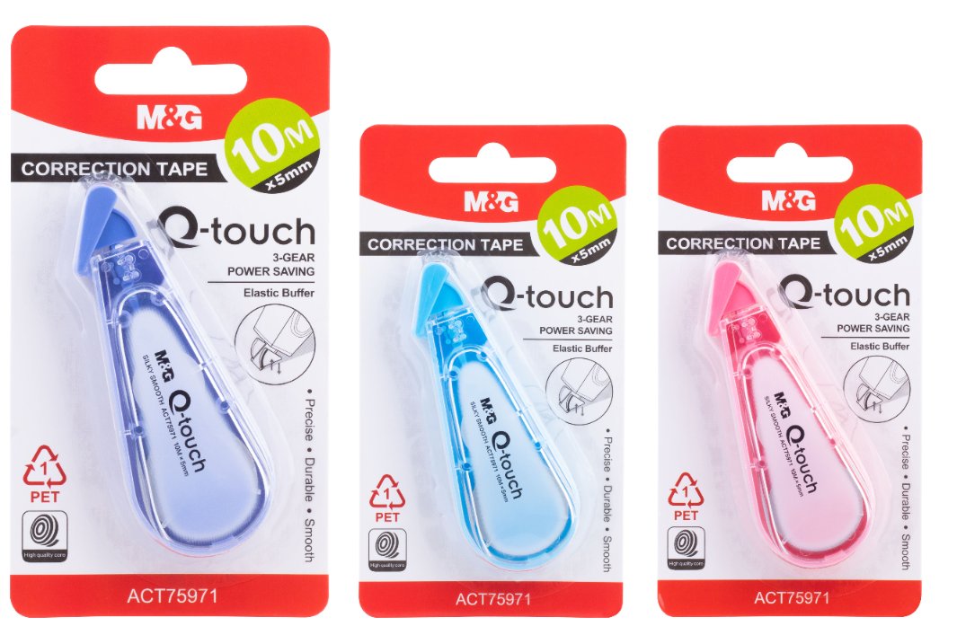 Korektor w taśmie Q-Touch 10mx5mm M&G