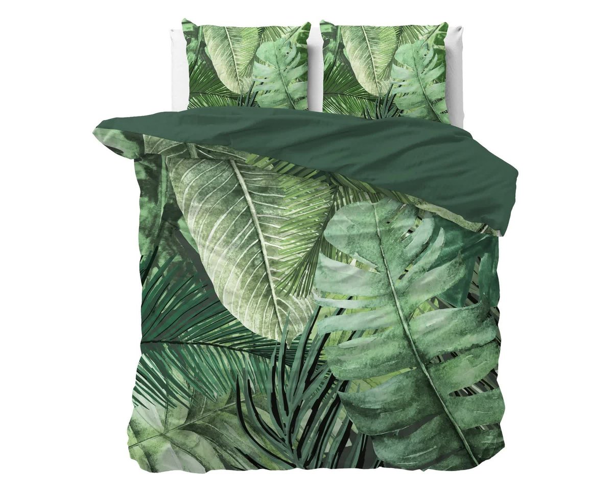 (Bn) 200X220 Trahan Zielony Mix Kpl Pościeli