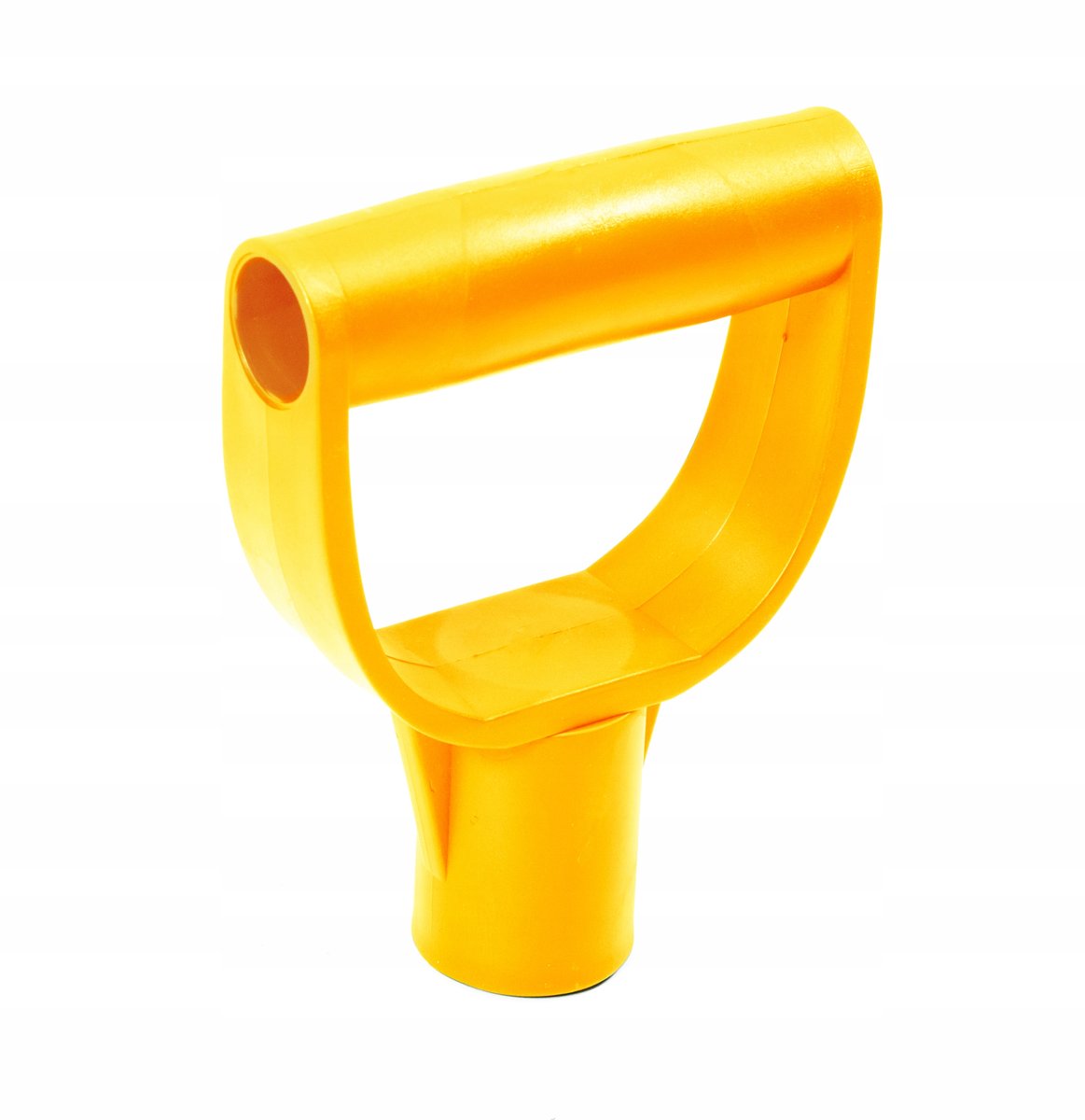 MOCNY UCHWYT DO TRZONKA ŁOPATY LUB SZPADLA ŚREDNICA FI 30 MM ŻÓŁTA RĄCZKA