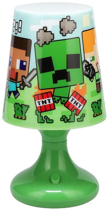 Minecraft lampka nocna 18,50cm - tryb zmiany kolorów