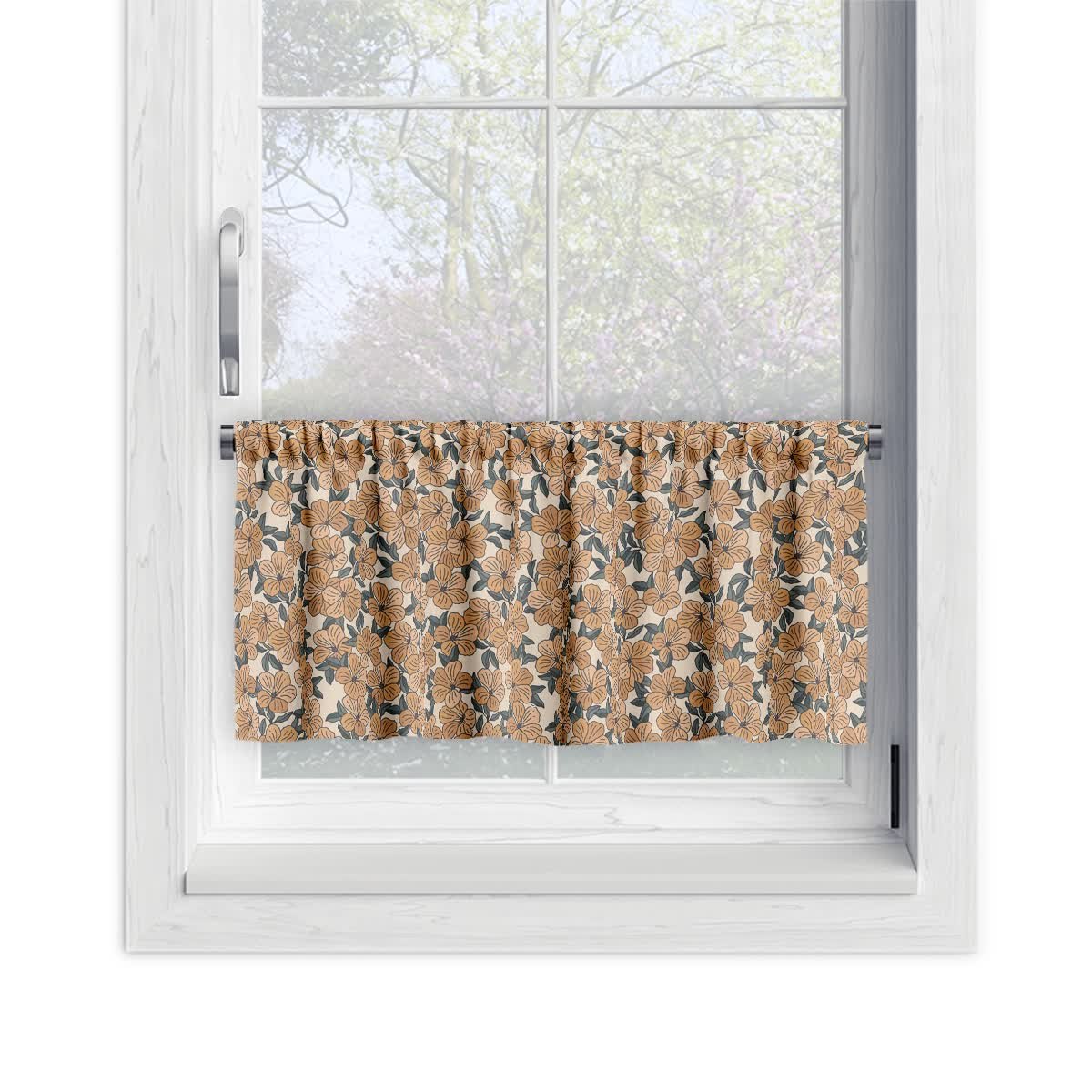 Zazdrostka FLORAL wzór F39 | tunbergia oskrzydlona 60 x 180 cm