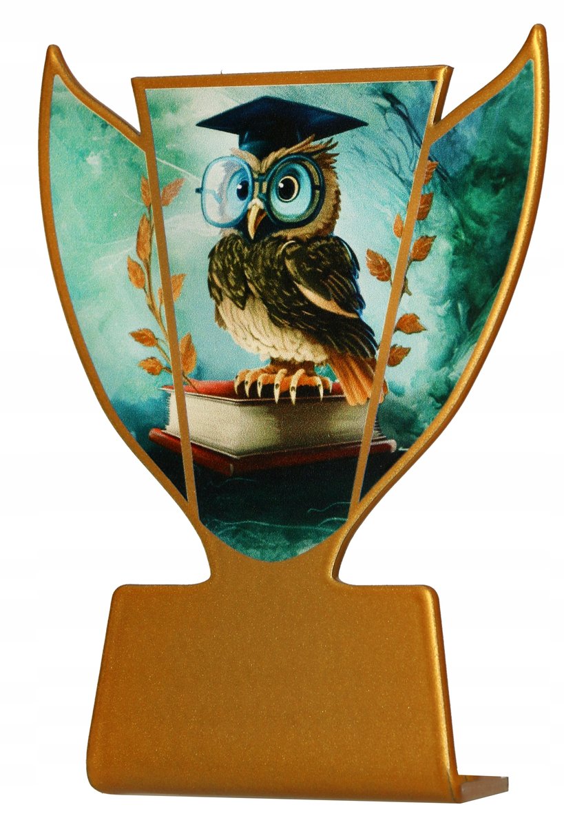 Puchar / Statuetka metal.- SZKOŁA, DZIEŃ NAUCZYCIELA , prezent + GRAWER!