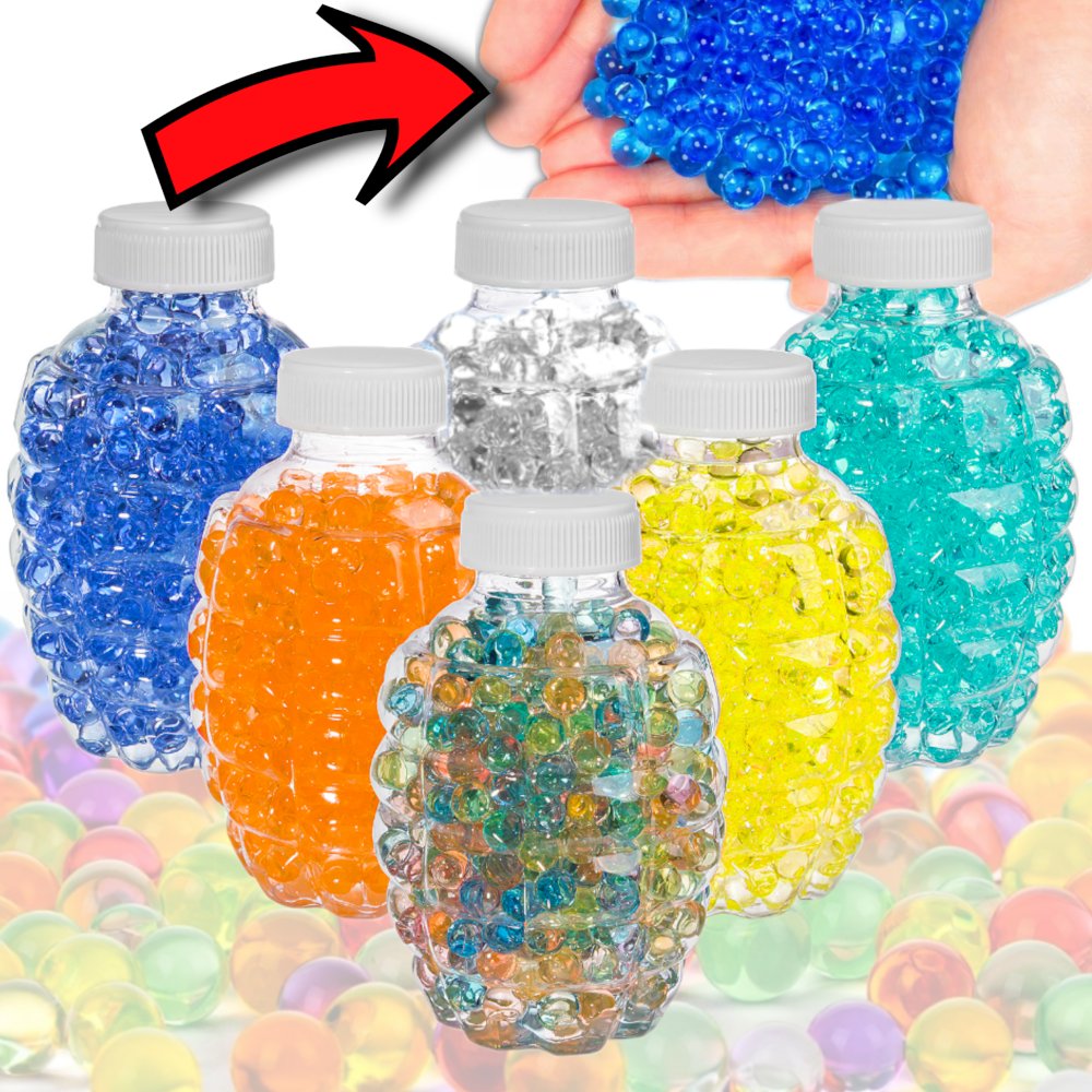 KULKI ŻELOWE Wodne Hydrożelowe Orbeez 500szt 7-8 mm Granat Gotowe