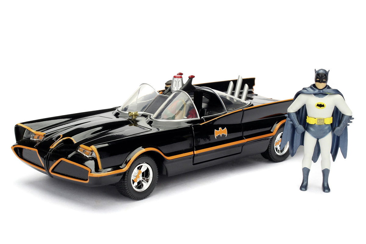 JADA CLASSIC TV SERIES BATMOBILE + 2 FIGURKI 1:24 253215001
