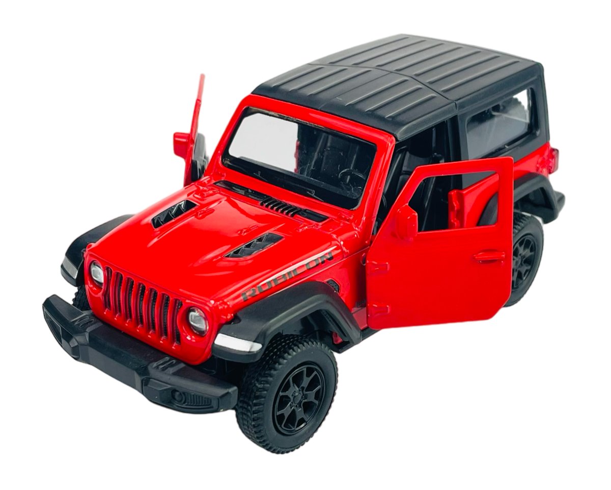 RMZ City JEEP WRANGLER RUBICON Z DACHEM CZERWONY