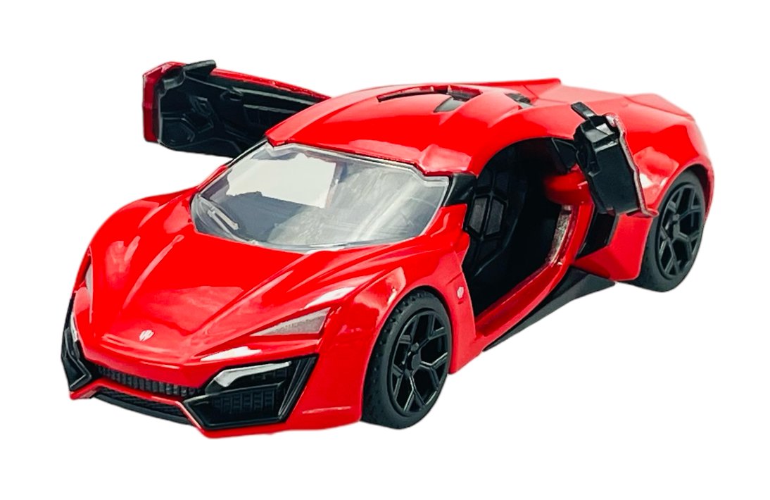 JADA SZYBCY I WŚCIEKLI LYKAN HYPERSPORT CZERWONY 1:32 253202000