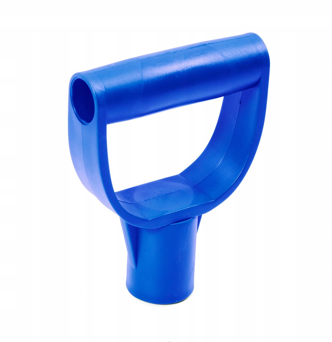 MOCNY UCHWYT DO TRZONKA ŁOPATY SZPADLA ŚREDNICA FI 30 MM NIEBIESKA RĄCZKA