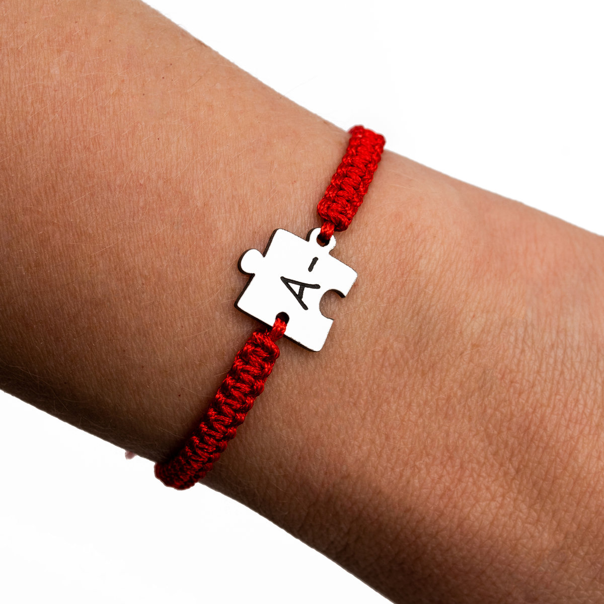 Czerwona bransoletka Grupa krwi A- BA4282