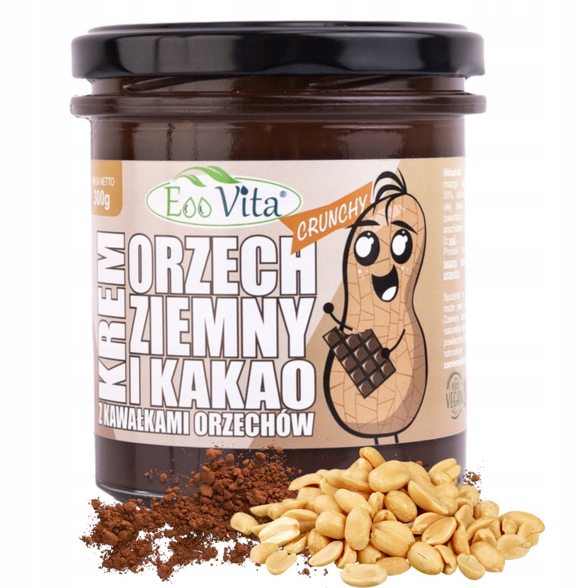 Krem Orzech Ziemny i Kakao Crunch 300g