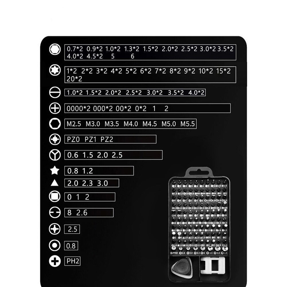 ZESTAW PRECYZYJNYCH NARZĘDZI ŚRUBOKRĘTÓW 115w1