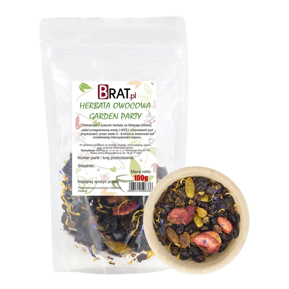 AROMATYCZNA Herbata OWOCOWA - Garden Party 100g