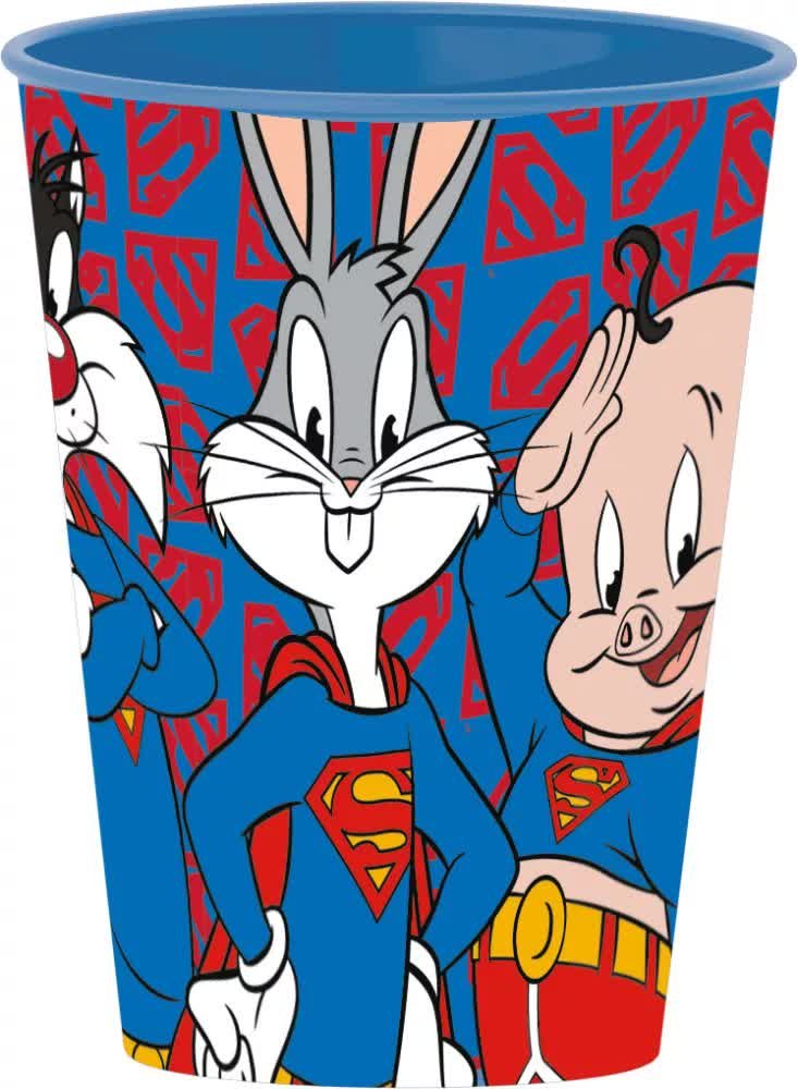 Kubek plastikowy 260ml WARNER 100 LOONEY TUNES SUPERMAN