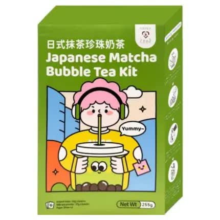 Tokimeki Bubble Tea Kit Matcha 255g