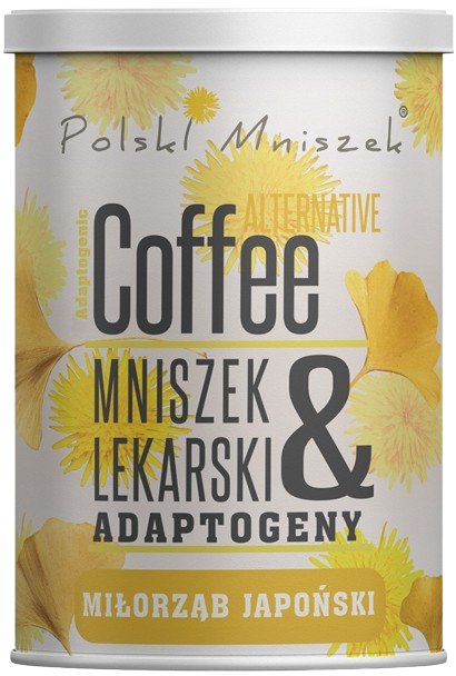 Kawa z mniszka lekarskiego z adaptogenami - miłorząb japoński 150g, Polski Mniszek