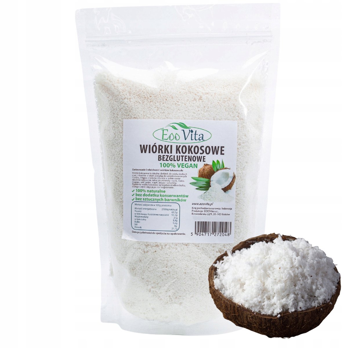 Wiórki Kokosowe 200g