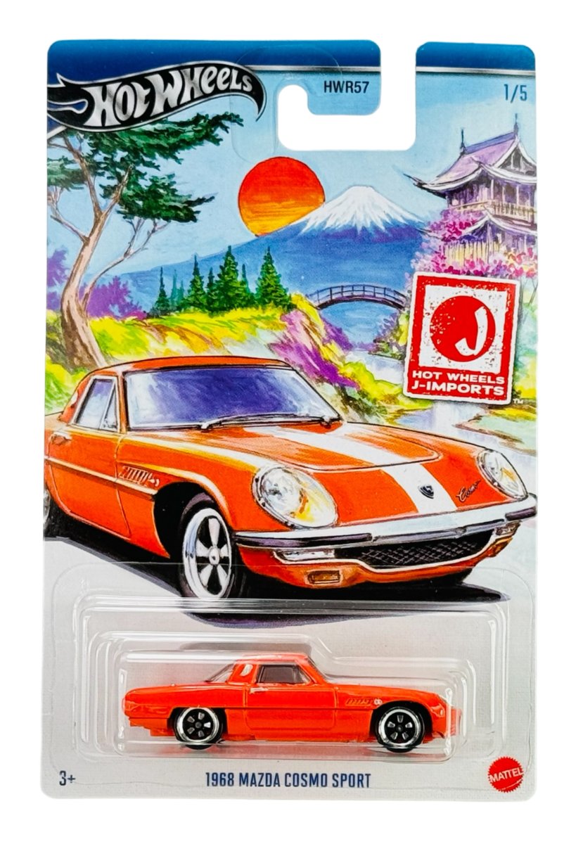 HOT WHEELS 1968 MAZDA COSMO SPORT J-IMPORTS 1/5 HRT00