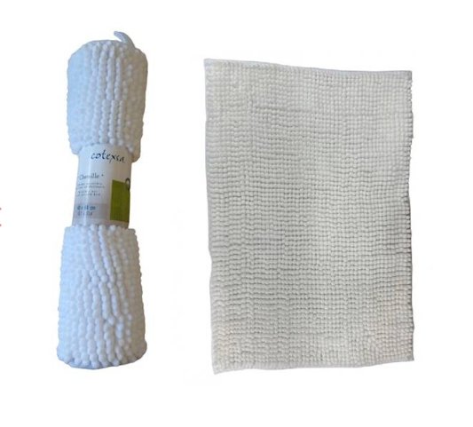 Dywanik Bialy 40X60 Cm White Carpet 40X60Cm
