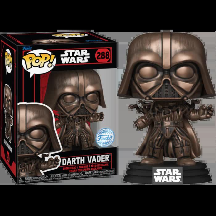 Funko POP Star Wars 288 Darth Vader Bronze Special Edition