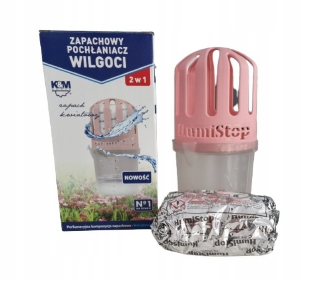 ZAPACHOWY POCHŁANIACZ WILGOCI HUMISTOP + WKŁAD KWI