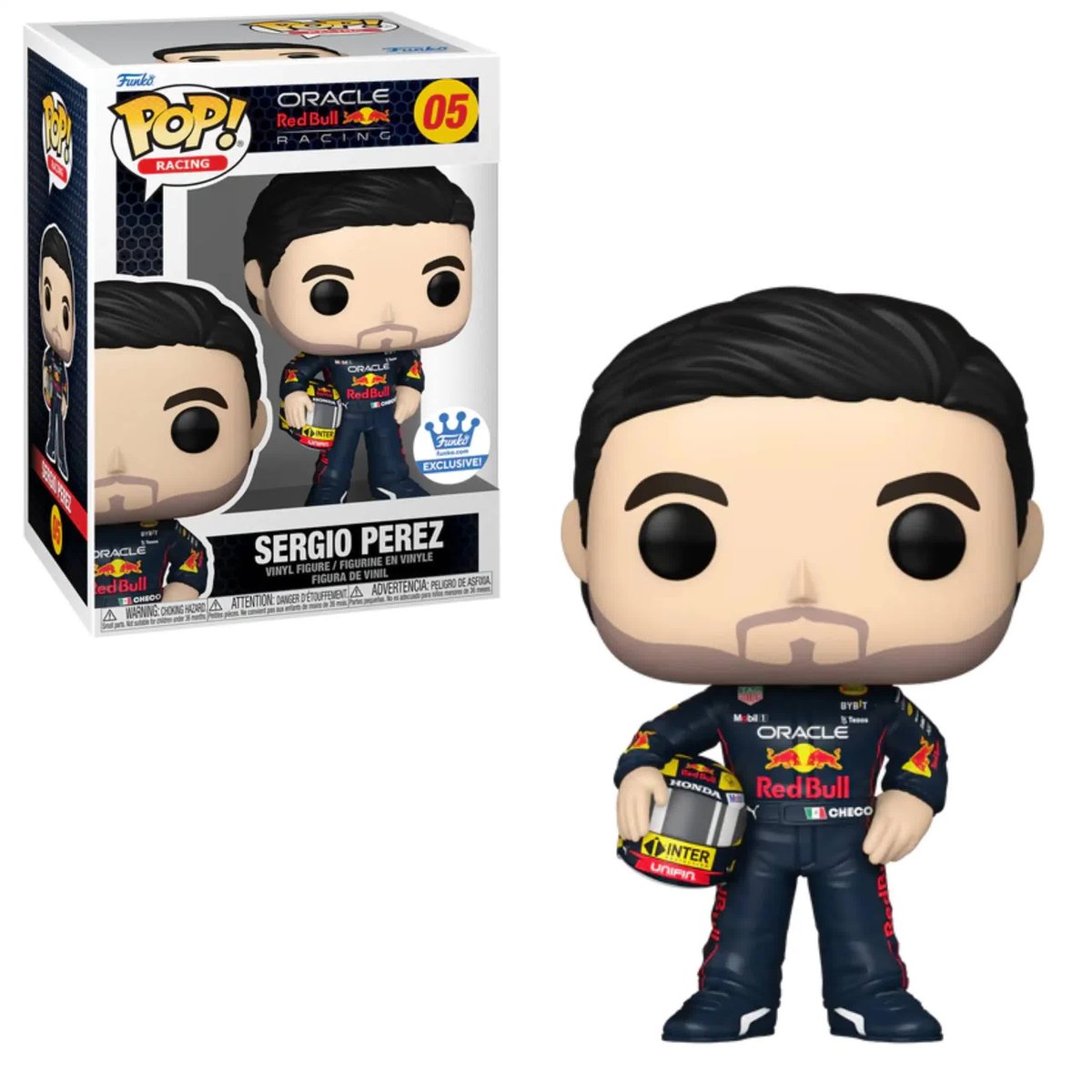 Funko Pop - F1 - Sergio Perez (With Helmet) - Oracle Red Bull Racing