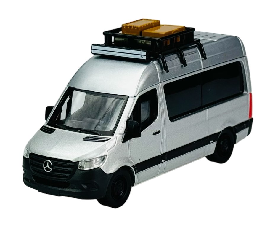 MAISTO MERCEDES-BENZ SPRINTER CAMPER SREBRNY 1:52 21236