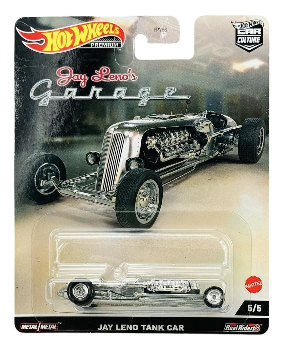 HOT WHEELS JAY LENO TANK CAR JAY LENO'S GARAGE 5/5 HCJ85