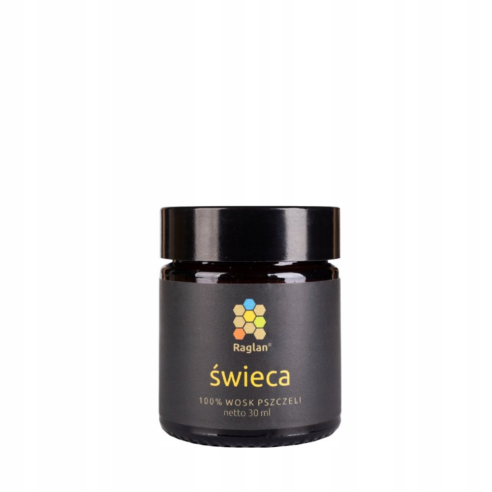 Świeca 100% Wosk Pszczeli 30ml