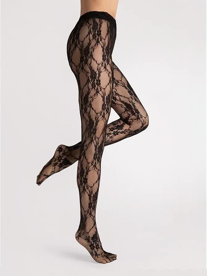 Fiore Rajstopy Donatella Black M czarny