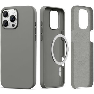 Etui TECH-PROTECT Silicone MagSafe do Apple iPhone 16 Pro Max Szary