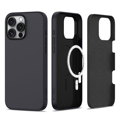 Etui TECH-PROTECT Silicone MagSafe do Apple iPhone 16 Pro Max Czarny Mat