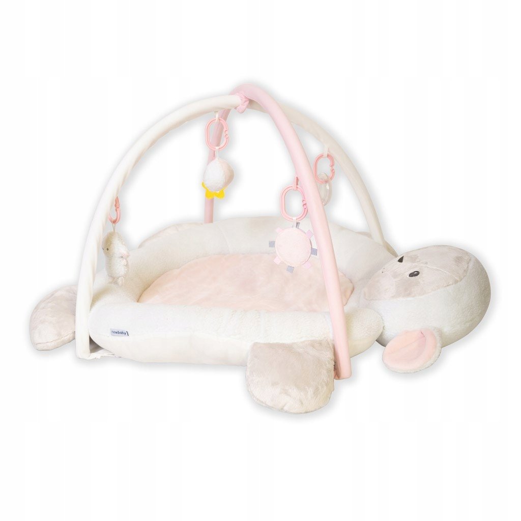 Luksusowa edukacyjna mata pluszowa New Baby Owieczka