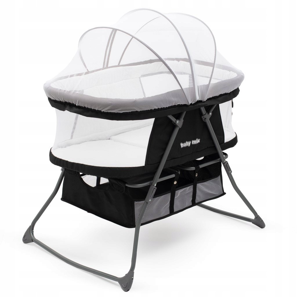 Dziecięce łóżeczko turystyczne Dreamy Nest Baby Mix czarne