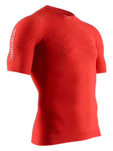 XBIONIC koszulka męska termoaktywna EFFEKTOR RUN SHIRT 4.0 sunset orange/ pearl grey