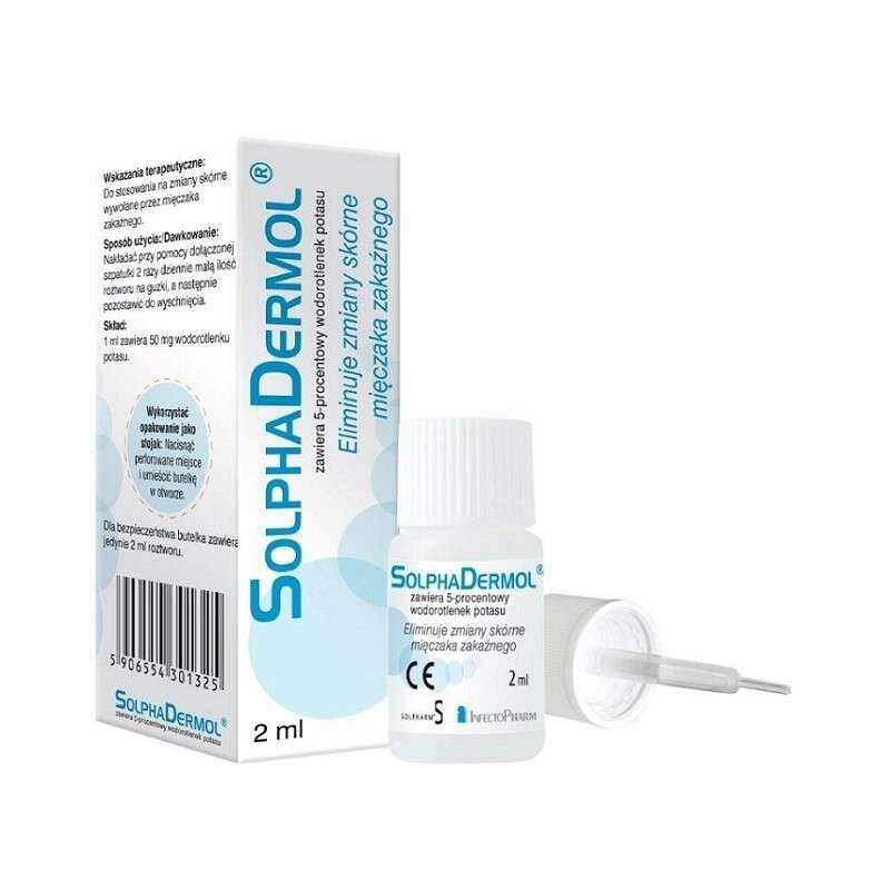 SOLPHARM SP. Z O.O. Solphadermol 5% Płyn 2 ml