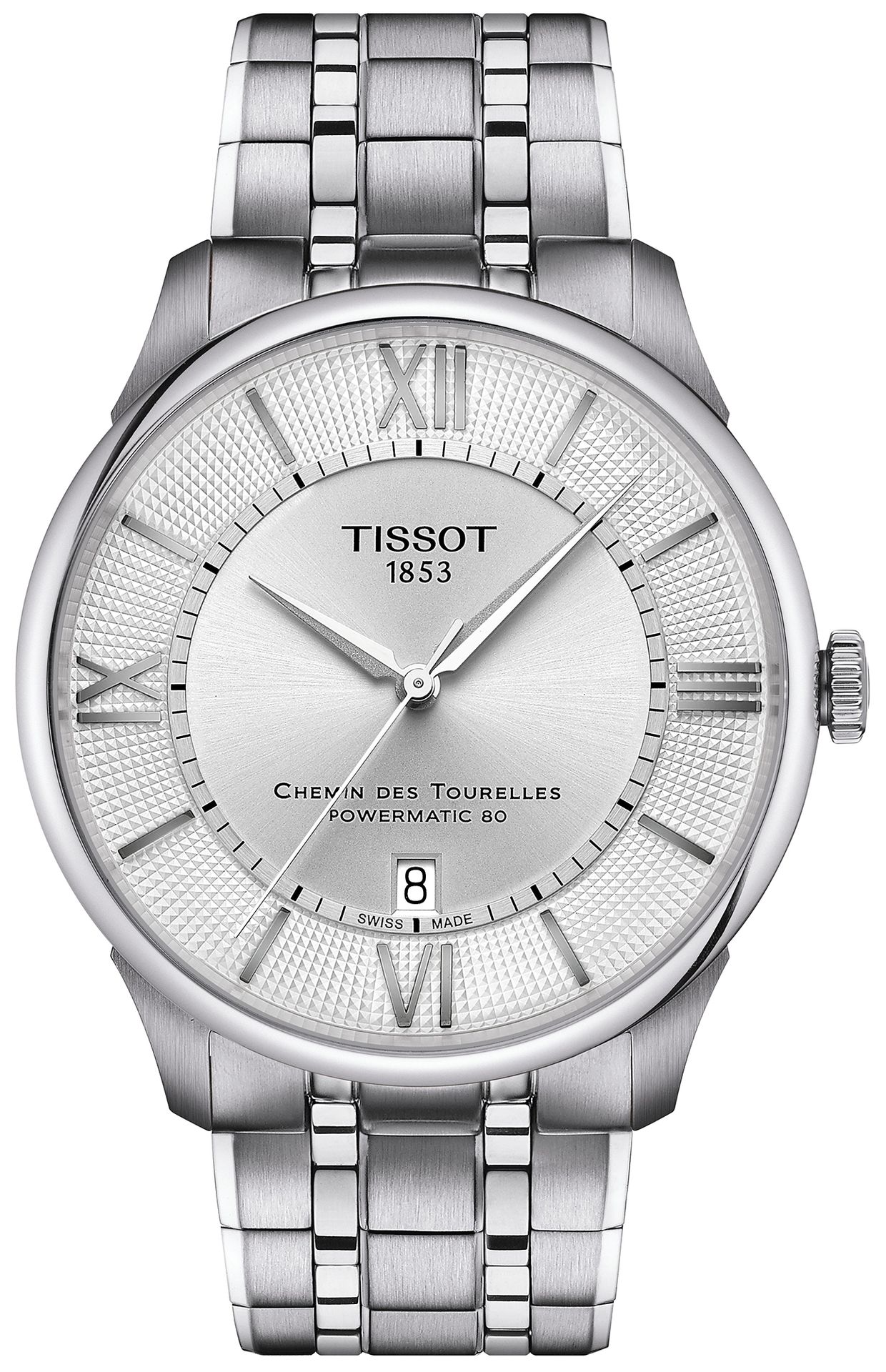 Zegarek Tissot T139.407.11.038.00 CHEMIN DES TOURELLES POWERMATIC 80 42mm
