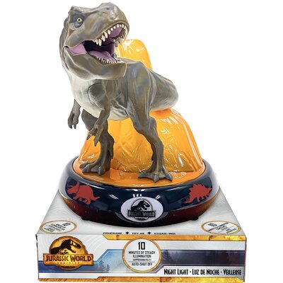 Lampka nocna 3D / 25 cm / Jurassic World / T-REX / nowa